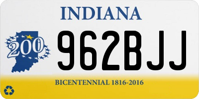 IN license plate 962BJJ