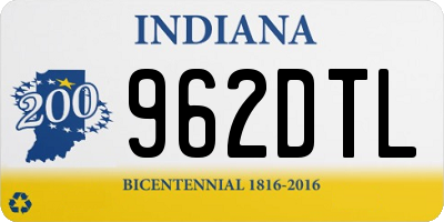 IN license plate 962DTL