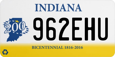 IN license plate 962EHU