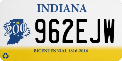 IN license plate 962EJW