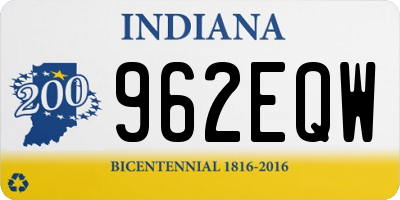 IN license plate 962EQW