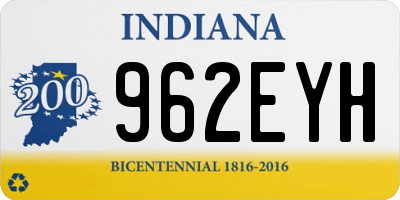 IN license plate 962EYH