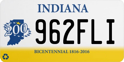 IN license plate 962FLI