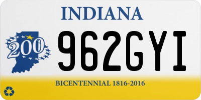 IN license plate 962GYI