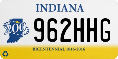 IN license plate 962HHG