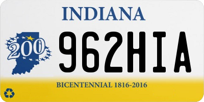 IN license plate 962HIA