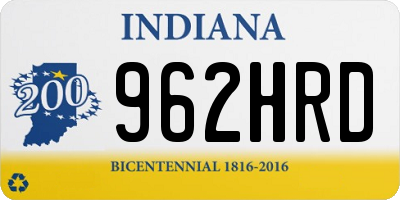 IN license plate 962HRD