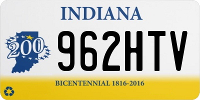 IN license plate 962HTV