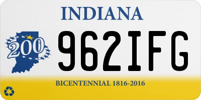 IN license plate 962IFG