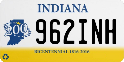 IN license plate 962INH