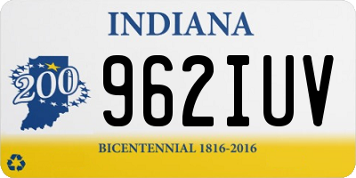 IN license plate 962IUV