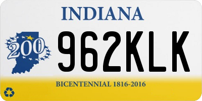 IN license plate 962KLK