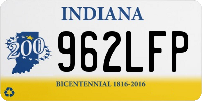 IN license plate 962LFP