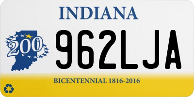 IN license plate 962LJA