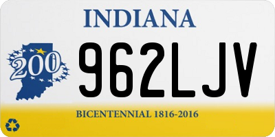 IN license plate 962LJV