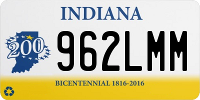 IN license plate 962LMM
