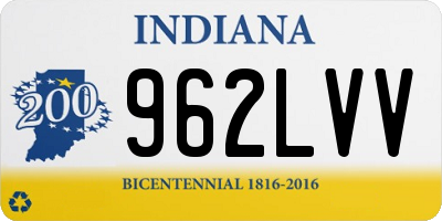 IN license plate 962LVV
