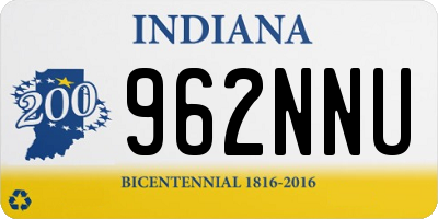 IN license plate 962NNU