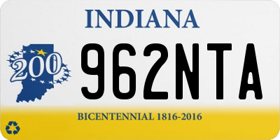 IN license plate 962NTA