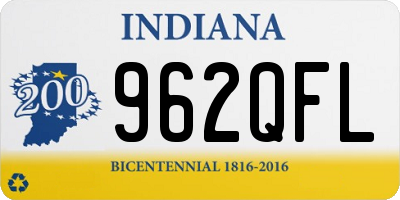 IN license plate 962QFL