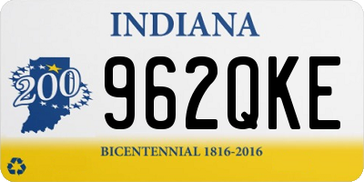 IN license plate 962QKE