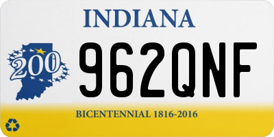 IN license plate 962QNF