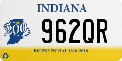 IN license plate 962QR