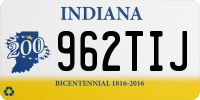 IN license plate 962TIJ