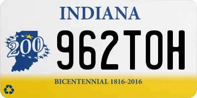 IN license plate 962TOH