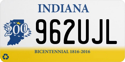 IN license plate 962UJL