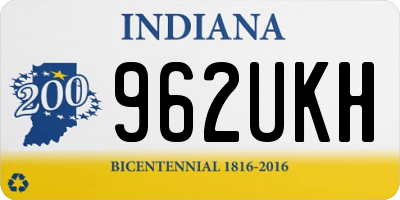 IN license plate 962UKH