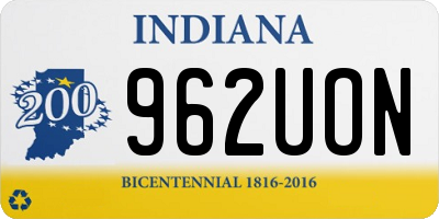 IN license plate 962UON