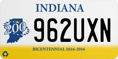 IN license plate 962UXN