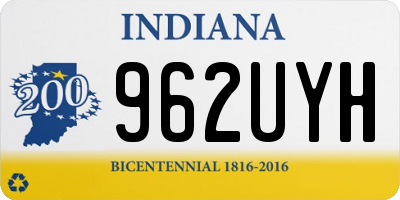 IN license plate 962UYH