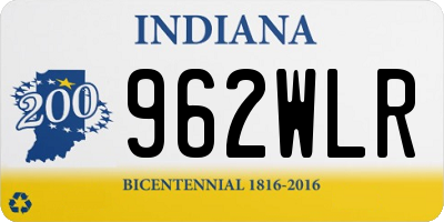 IN license plate 962WLR