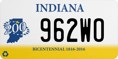 IN license plate 962WO
