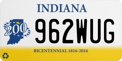 IN license plate 962WUG