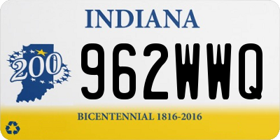 IN license plate 962WWQ