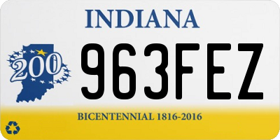 IN license plate 963FEZ
