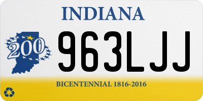 IN license plate 963LJJ