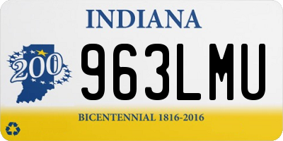 IN license plate 963LMU
