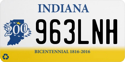 IN license plate 963LNH