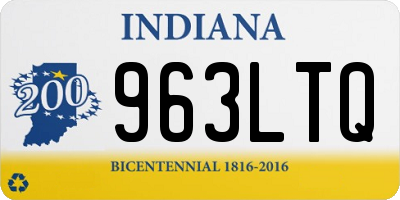 IN license plate 963LTQ