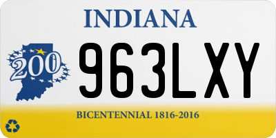 IN license plate 963LXY