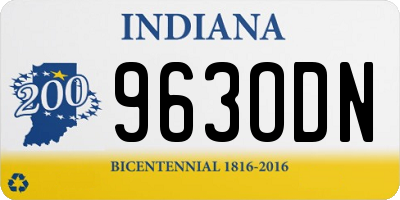IN license plate 963ODN