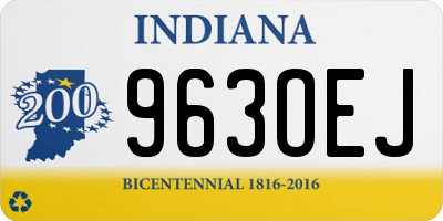 IN license plate 963OEJ