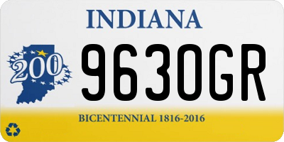 IN license plate 963OGR