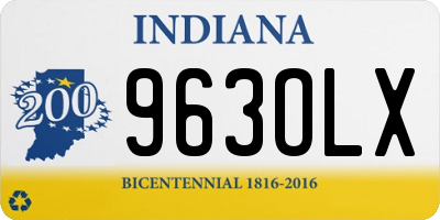 IN license plate 963OLX