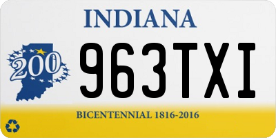 IN license plate 963TXI