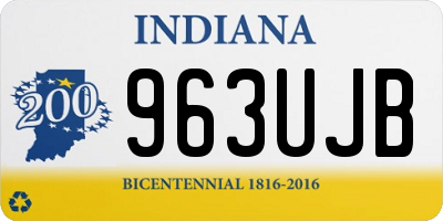 IN license plate 963UJB